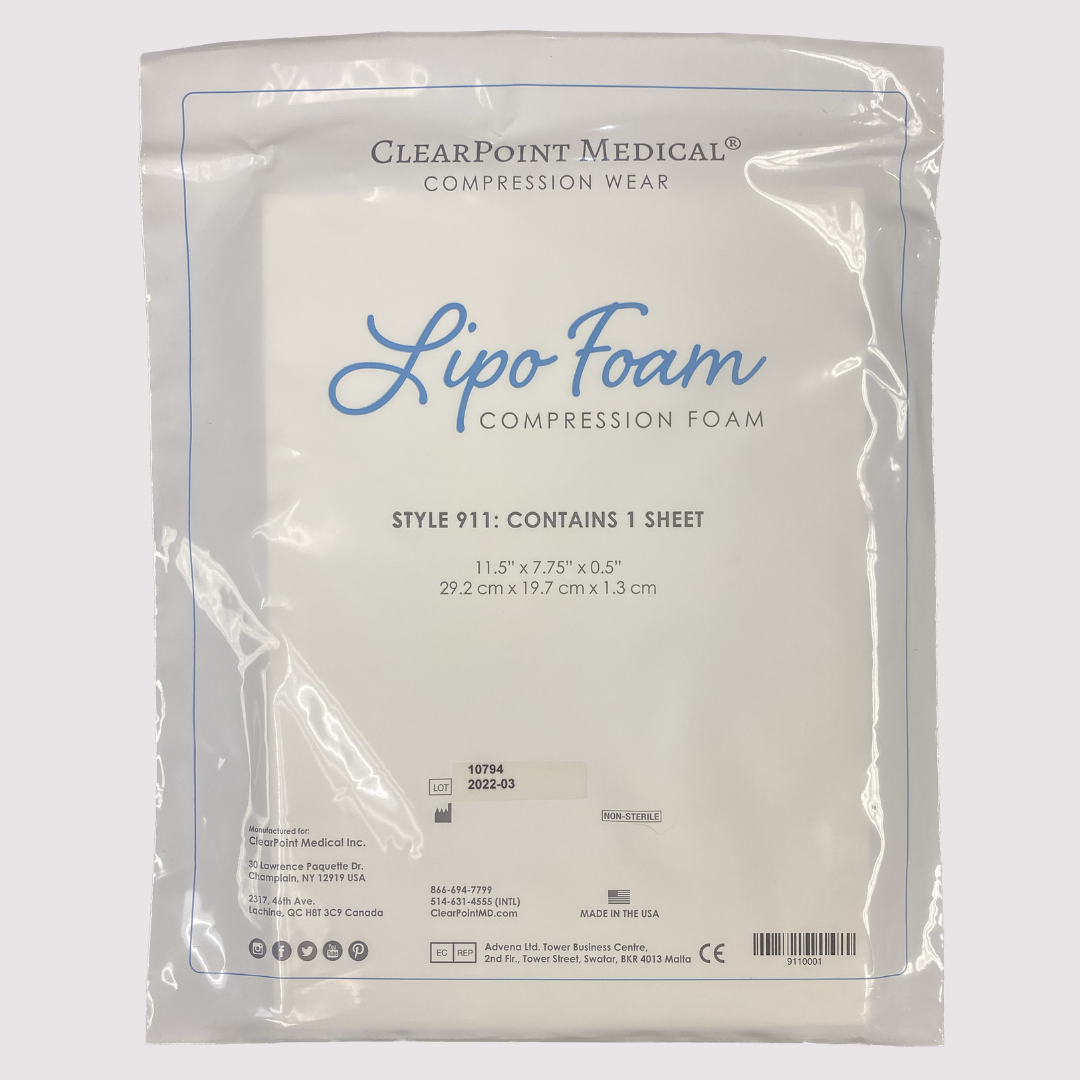 3 Pack Lipo Foam - Dr. Approved Post Surgery Foam Sheets : :  Health & Personal Care
