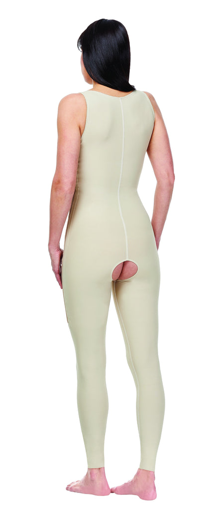 High Waist Compression Girdle Above Knee - Hook and Eye with